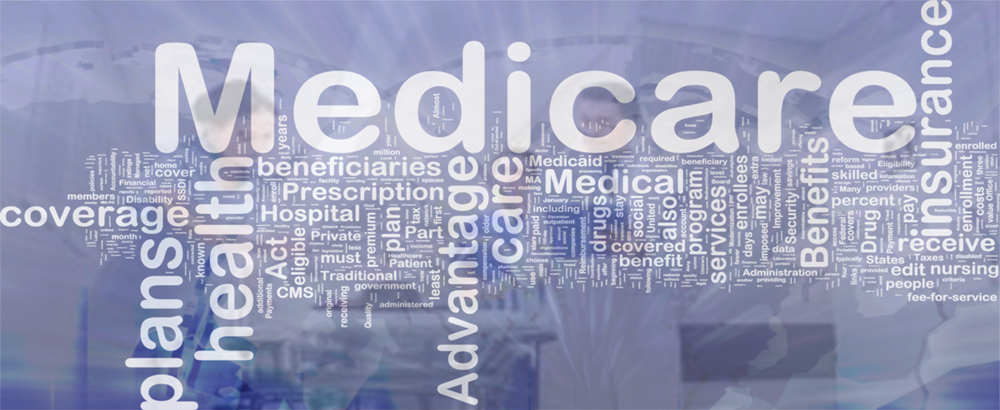 Background concept wordcloud illustration of medicare international